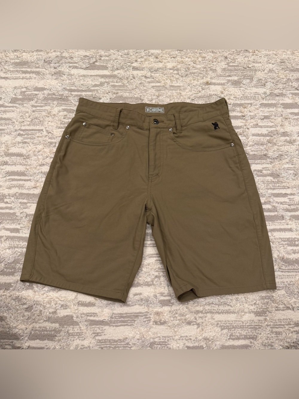 Chrome Industries 8” Shorts Men’s 30 Cycling Stretch Slim Straight Fit